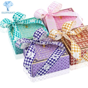 Custom Made Hot Sale Best Price Diecut Flat Pack Folding Wedding Candy <b>Box</b> - Product Image 5