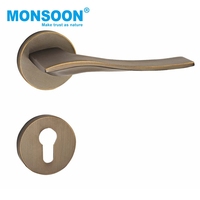 Système de serrure de porte de sécurité personnalisé sécurité des enfants serrures de porte en bois poignées à levier en métal hardwar serrure de porte de salle de bain
