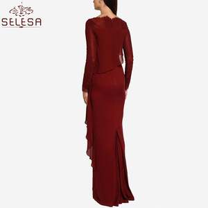 Abaya Jubah — Kimono à manches longues, vêtements islamiques, motif Floral, Style <span class=keywords><strong>marocain</strong></span>, à la mode - Product Image 3