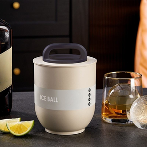 Moule à glaçons rond de grande taille style minimaliste pour whisky, plateau de réfrigération, outil d'été, haute qualité, vente en gros - Product Image 5