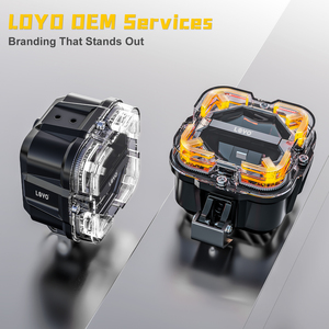 Faro Ausiliario Spot <span class=keywords><strong>LED</strong></span> LOYO da 65W Luce Bicolore Cubo per Paraurti con Fascio Spot per Camion Fuoristrada 4x4 Luce da Lavoro a <span class=keywords><strong>LED</strong></span> di Retromarcia - Product Image 5