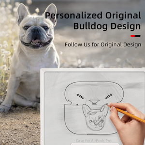 Étui airpods <span class=keywords><strong>Pro</strong></span> en Silicone Pvc, Design de Logo personnalisé en forme de bouledogue pour Apple <span class=keywords><strong>Airpod</strong></span> <span class=keywords><strong>Pro</strong></span> - Product Image 3