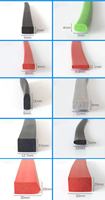 Bande d'étanchéité en caoutchouc silicone de haute qualité pour portes, joint d'étanchéité PVC anti-collision flexible extrudé de remplacement