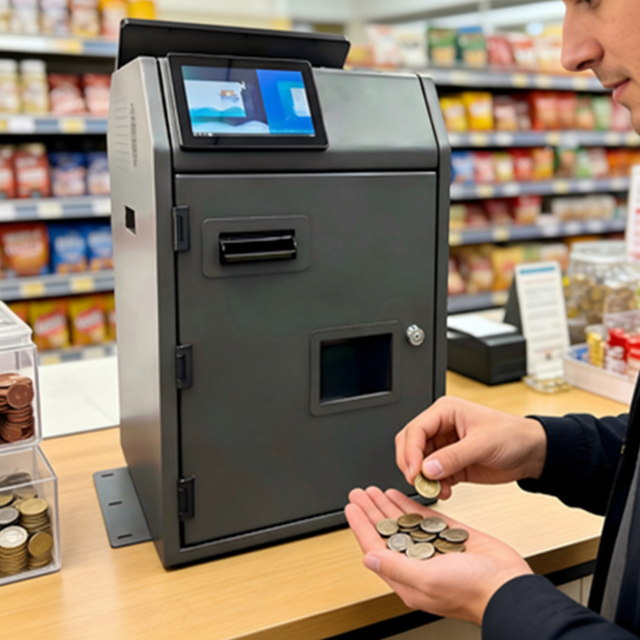 Cash Recycler Machine Cashlogy Efficient Banknote and Coin Recycler for Commercial Use