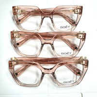 Vente en gros des dernières montures de lunettes optiques carrées classiques rétro en acétate de couleur unie, avec différentes couleurs, unisexe