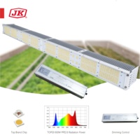 Lampes de croissance pour plantes en aluminium IP65 300W 600W Spectre complet pour légumes et fruits Barre lumineuse pour plantes de serre d'intérieur