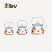 Bouilloire à thé émaillée de style arabe, pot émaillé en forme de poire anti-fuite, bouilloire à thé