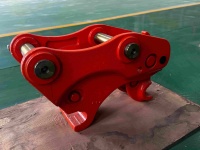 Attache rapide hydraulique pour excavatrice de 1,5 à 40 tonnes, coupleur monobloc robuste avec double verrouillage de sécurité pour la construction