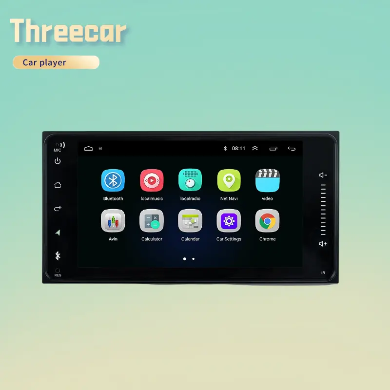 7 inch 2 Din Full touch IPS screen Android Car Stereo for Toyota Corolla 2+32GB CarPlay GPS AM DSP USB Audio player