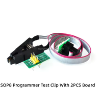 Módulo Programador USB CH341 para EEPROM Flash BIOS Serie 24 25 + Clip de Prueba SOIC8 SOP8 para EEPROM 93CXX / 25CXX / 24CXX