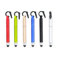 Mini autocollant en plastique pour peinture sur support de téléphone, prise d'écouteurs, pointe en silicone, stylo à bille pour écran, nouveauté 2020