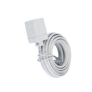Câble d'extension téléphonique britannique 4 cœurs <span class=keywords><strong>5m</strong></span> <span class=keywords><strong>RJ11</strong></span> avec câble de communication adaptateur 6P4C avec connecteur téléphonique britannique - Product Image 3