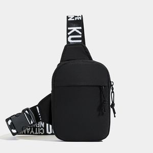 Custom Wholesale Men's Korean Style Oxford Cloth Solid Color <b>Chest</b> Bag Simple Outdoor Card Sling Bag - Product Image 2