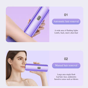 Épilateur IPL portable électrique PAKISS avec 999 999 flashs de <span class=keywords><strong>lumière</strong></span> <span class=keywords><strong>pulsée</strong></span> pour femmes, hommes, usage domestique et automobile - Product Image 3