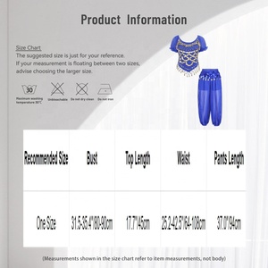 Traje de Danza del Vientre para Mujer, Pantalones Harem con Lentejuelas, Atuendo de Chifón para Actuación, Recital, Talento, Niñas, Personalizado - Product Image 6