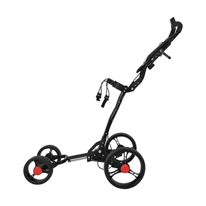 Chariot de <span class=keywords><strong>Golf</strong></span> avec frein et porte-Parapluie 4 roues <span class=keywords><strong>Golf</strong></span> de Poussée Et de Traction Chariot En alliage D'aluminium Chariot De <span class=keywords><strong>Golf</strong></span> Facilement pli Sac Chariots - Product Image 5