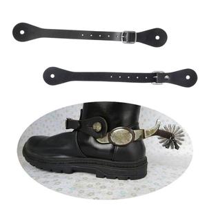 Set di 2 cinghie per stivali nere Premium spalline per esterni per equitazione e accessori - Product Image 4