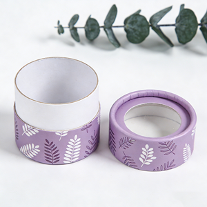 Customized Design Craft Kraft Cardboard Matte Tea Round <b>Box</b> Paper Tube <b>Large</b> Cylinder Packaging Paper Tin Cans With Tin Lids - Product Image 4