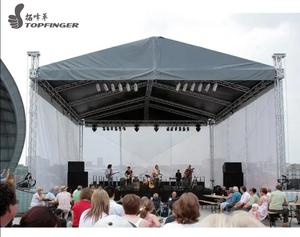 Diseño de armadura de techo de evento de concierto de aluminio al aire libre para torre de elevación de armadura de escenario para exhibición para eventos al aire libre - Product Image 1