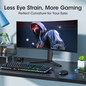 Monitor Gaming Curvo Ultraancho KOORUI 34E6UC de 34 Pulgadas, WQHD, 165Hz, 1000R, 1ms MPRT, HDR400, DCI-P3 95%, FreeSync Premium, 1 DP 1.4, 34-i - Product Image 6