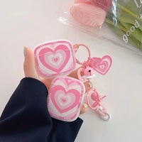BQC étui mode personnalisé mignon 3D fille coeur chaîne TPU écouteur sans fil pour Airpods Pro étui de protection accessoires pour Airpo