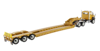 Modèle de remorque à plateau bas CAT 1:50 Caterpillar CT660 série 3 essieux