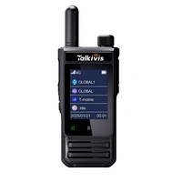 Talkivis S210 Talkie-walkie portable mondial 5000 km avec écran tactile, caméra arrière, vidéo, longue portée, fonction selfie et vocale, idéal pour l'extérieur