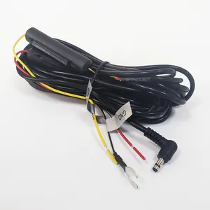 Auto DC Power Supply Terminal Cable With Fuse Terminals Wire Harness 5V 12V 3.5MM DC Jack Power Cable DC Cables