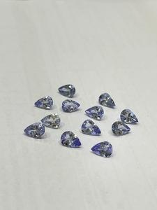 Piedra preciosa de tanzanita superior, corte de pera Natural, Color azul claro con Excelente transparencia, calibrado con tratamiento térmico, venta al por mayor - Product Image 2