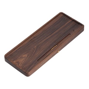 Oogishido Black Walnut Wood <b>Tea</b> <b>Tray</b> Rectangular Solid Wood Drainage Kung Fu <b>Tea</b> Set - Product Image 5