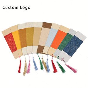 Marcapáginas Rectangulares de Papel con Borla, No Tóxicos y Personalizados para Regalos Corporativos, Gran Venta - Product Image 3