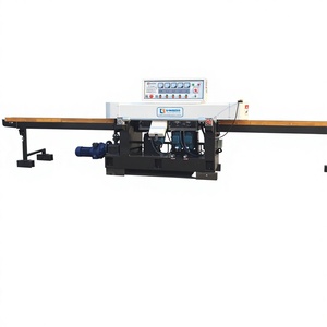 Machine à chanfreiner le verre Eworld à 4 moteurs et engrenages, 0,7-7 m/min, épaisseur 3-25 mm, 9850 W, 380 V/220 V, utilisation facile, angle d'arrivée 45° - Product Image 1