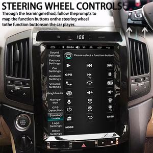 Reproductor de DVD para Auto con Android 13, Pantalla Vertical de 12.3 Pulgadas, Sistema de Navegación GPS Estilo Tesla para Toyota Land Cruiser LC200 2008-2015 - Product Image 6