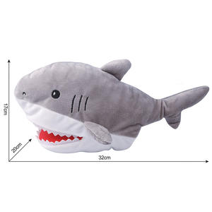 Marionnettes à main lumineuses pour enfants, animaux en peluche <span class=keywords><strong>requin</strong></span> et jouet en peluche baleine pour soulager le stress - Product Image 5