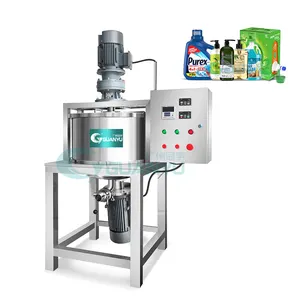 Stainless Steel Electric Heating Mixer Jacket Mixing Tank Shampoo Mixing Machine Detergent Shower Gel Body Lot