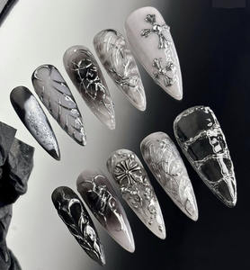 JOYPET vente en gros de faux ongles Punk Amande avec set de <span class=keywords><strong>manucure</strong></span> été nouvel INS à presser faux ongles - Product Image 1