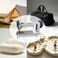 Günstige, extra robuste, große Shuttle-Hook-Nähmaschine für Sofa und Leder mit dickem Faden