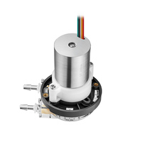 PENGPU 24V Mini pompe péristaltique haute précision 0-240mLPM DC moteur sans balais pompe à eau liquide faible BPT tuyau OEM personnalisable