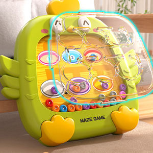 2025 niños nuevo Mini Control educativo cuentas de lápiz tablero de dibujo juguete dibujos animados pollo imán cuentas tablero de dibujo juguete - Product Image 3