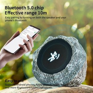 Không dây ngoài trời Rock loa với 1500mAh năng lượng mặt trời Powered cho Patio bên ngoài vườn BBQ boong hồ bơi điều khiển từ xa - Product Image 2