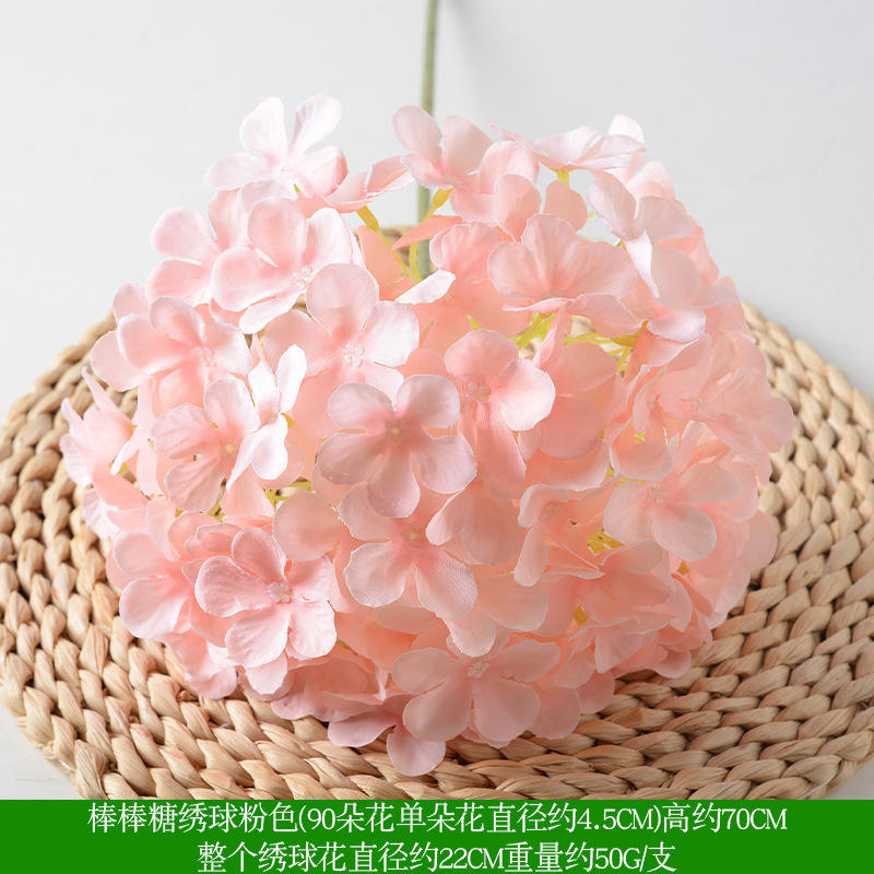 Sucette hortensia rose