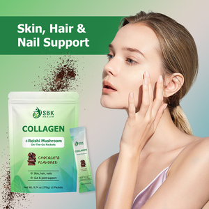 Poudre de chocolat aromatisée au champignon Reishi la plus vendue pour améliorer l'humeur, poudre de collagène pure pour la croissance des cheveux, des ongles forts et une peau éclatante - Product Image 5