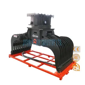 sorting rotating grabs for sale, hydraulic grapple, excavator rotating hydraulic log grapple