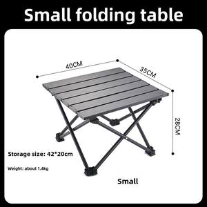 Juego de mesa plegable de hierro simple Muebles de exterior portátiles para puesto de mercado nocturno Barbacoa Gimnasio y uso en la cocina-Venta al por mayor - Product Image 6