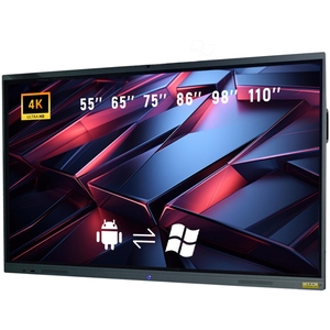 จอแสดงผล LCD OEM ขนาด 55/65/75/86/98/110 นิ้ว สมาร์ทบอร์ด ไวท์บอร์ดดิจิทัล ไวท์บอร์ดแบบโต้ตอบเพื่อการศึกษา สำหรับห้องประชุม - Product Image 1