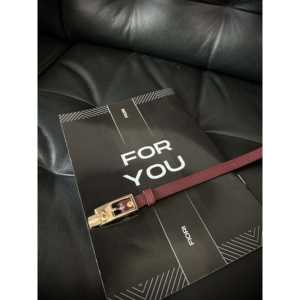 Cinturón de PU para Mujer con Hebilla de Cierre Automático de Aleación, Estilo Casual, Talla Estándar - Product Image 2