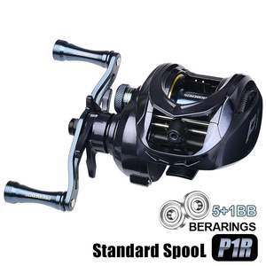 7.2:1 Long-Distance Sea Reel <strong>Black</strong> Metal Water Drop Wheel 5 1BB Unloading Alarm Sound Road Asian Wheel Spinning Fake <strong>Trolling</strong> - Product Image 6