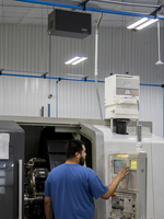 Filtre purificateur d'air pour fumée de liquide de refroidissement industriel CNC, collecteur de brume d'huile électrostatique intelligent et efficace 99,5%