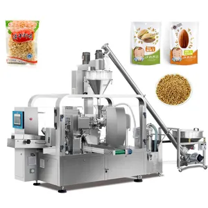 Automatic Stand Up Pouch Powder Filling And Sealing Machine Packing