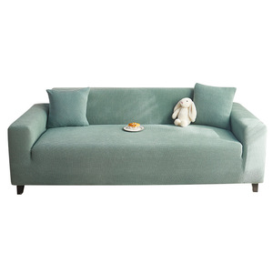 Corn Velvet Stretch <strong>Sofa</strong> Cover Fully <strong>Wrapping</strong> Universal Fit One-Piece Cat-Proof Full-Coverage Solid Color Suitable All Seasons - Product Image 4